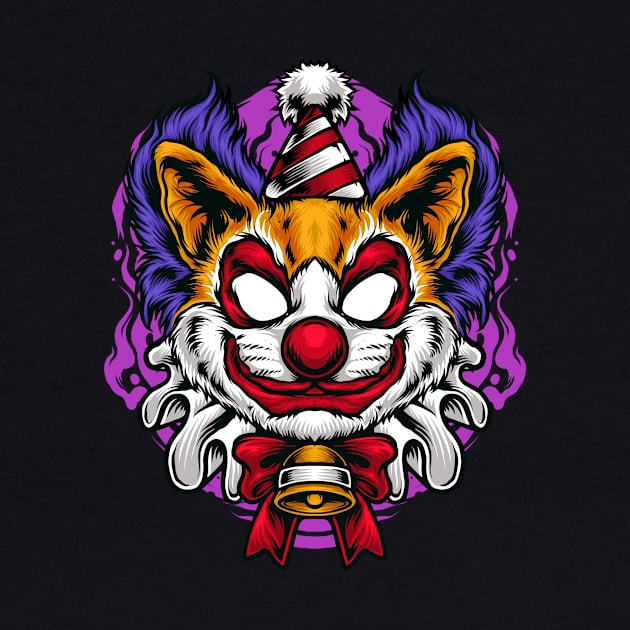 Cat clown by vhiente